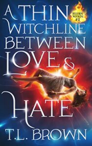 a thin witchline between love & hate book cover